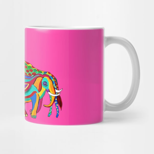 Rainbow Savanna (pink) by MagaliModoux